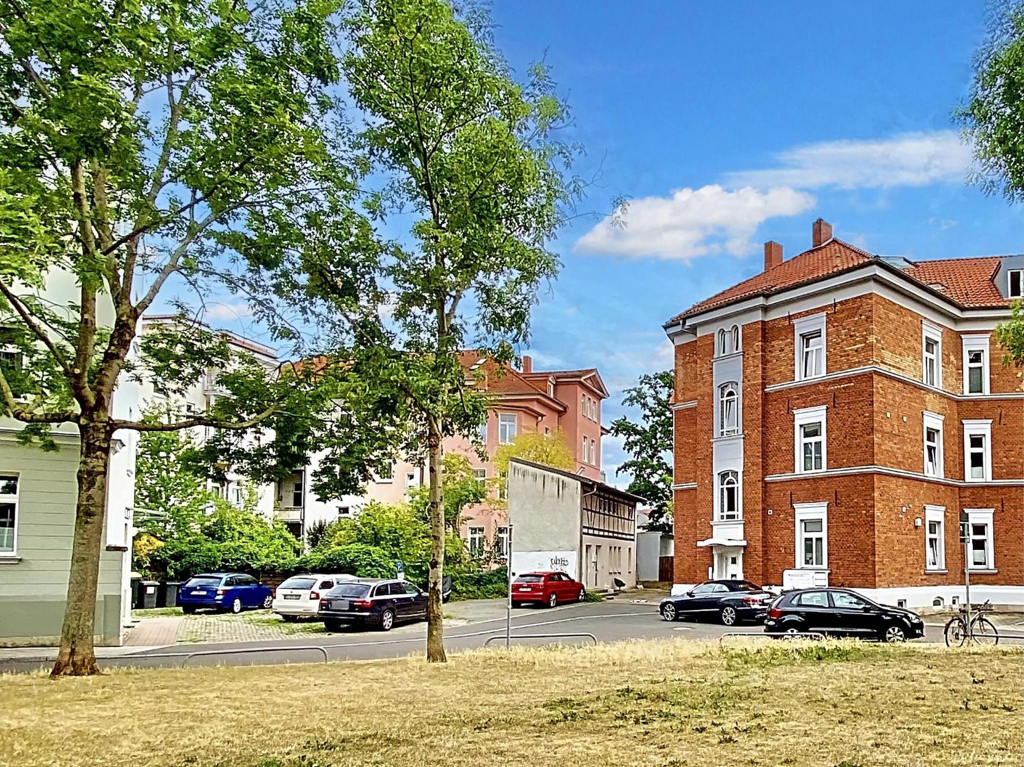 Die Remise Mit Kostenlosem Parkplatz Direkt Vor Der Tuer Erfurt Exterior foto